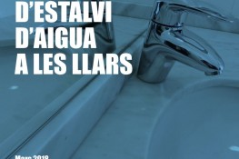 Consells d'estalvi d'aigua a les llars